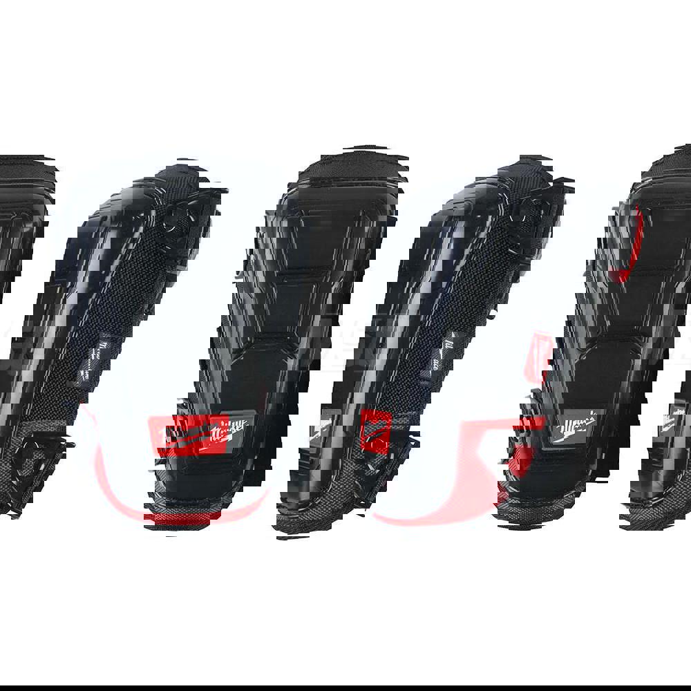 Knee Pad: 2 Strap, Plastic Cap, Single Strap Closure, Universal